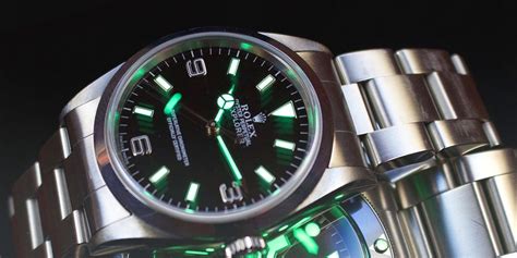 does rolex datejust glow in the dark|vintage rolex raised lume.